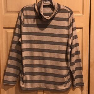 New Coldwater Creek shimmer ruched turtleneck